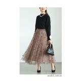 手元に華を添えるフラワーモチーフスリーブニットトップス レディース ファッション | Sawa a la mode | 詳細画像2 