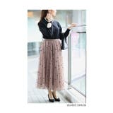 手元に華を添えるフラワーモチーフスリーブニットトップス レディース ファッション | Sawa a la mode | 詳細画像6 