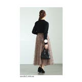 手元に華を添えるフラワーモチーフスリーブニットトップス レディース ファッション | Sawa a la mode | 詳細画像13 