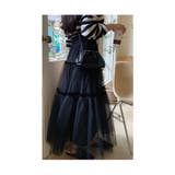 ふわっとチュールのフロッキードットロングスカート レディース ファッション | Sawa a la mode | 詳細画像5