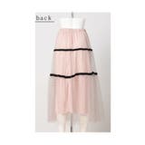 ふわっとチュールのフロッキードットロングスカート レディース ファッション | Sawa a la mode | 詳細画像22