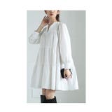 心ときめくティアードシルエットのふんわり袖ワンピース レディース ファッション | Sawa a la mode | 詳細画像10