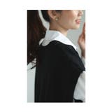 着まわしの幅が広がるニットベストとシャツワンピースの2点セット レディース ファ… | Sawa a la mode | 詳細画像8 