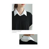 着まわしの幅が広がるニットベストとシャツワンピースの2点セット レディース ファ… | Sawa a la mode | 詳細画像12 