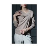 ヒトクセでこなれるタックネックライトニットソー レディース ファッション | Sawa a la mode | 詳細画像7