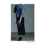 ヒトクセでこなれるタックネックライトニットソー レディース ファッション | Sawa a la mode | 詳細画像14