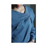 ヒトクセでこなれるタックネックライトニットソー レディース ファッション | Sawa a la mode | 詳細画像15