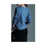 ヒトクセでこなれるタックネックライトニットソー レディース ファッション | Sawa a la mode | 詳細画像18