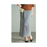 リッチな煌めき纏うラメニットスカート レディース ファッション | Sawa a la mode | 詳細画像2