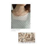 単品でも重ねても可愛いドット柄シアーチュールトップス レディース ファッション | Sawa a la mode | 詳細画像4