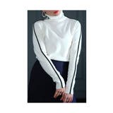 エッジを加える配色ラインニットカットソー レディース ファッション | Sawa a la mode | 詳細画像14 