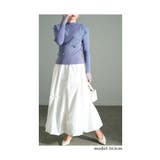 フェミニンを醸し出すチュールレースニットカットソー レディース ファッション | Sawa a la mode | 詳細画像13