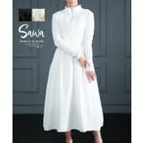 スタイルアップする異素材ハーフジップワンピース レディース ファッション | Sawa a la mode | 詳細画像1