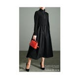 スタイルアップする異素材ハーフジップワンピース レディース ファッション | Sawa a la mode | 詳細画像3