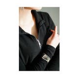 スタイルアップする異素材ハーフジップワンピース レディース ファッション | Sawa a la mode | 詳細画像10