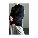 こなれるスパイス加える異素材ドッキングブルゾン レディース ファッション | Sawa a la mode | 詳細画像6