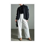 こなれるスパイス加える異素材ドッキングブルゾン レディース ファッション | Sawa a la mode | 詳細画像13