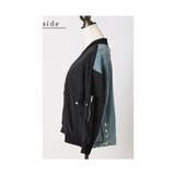 こなれるスパイス加える異素材ドッキングブルゾン レディース ファッション | Sawa a la mode | 詳細画像21