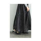 レディな装いに包まれるリボン付きギャザーフレアスカート レディース ファッション | Sawa a la mode | 詳細画像16
