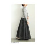 レディな装いに包まれるリボン付きギャザーフレアスカート レディース ファッション | Sawa a la mode | 詳細画像18
