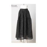 レディな装いに包まれるリボン付きギャザーフレアスカート レディース ファッション | Sawa a la mode | 詳細画像20