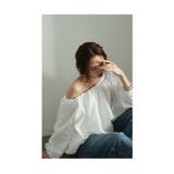 ふんわりレディに包まれるブロードオフショルバルーンブラウス レディース | Sawa a la mode | 詳細画像9 