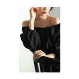 ふんわりレディに包まれるブロードオフショルバルーンブラウス レディース | Sawa a la mode | 詳細画像13 