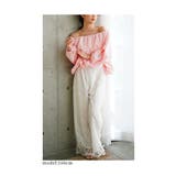 ふんわりレディに包まれるブロードオフショルバルーンブラウス レディース | Sawa a la mode | 詳細画像17 