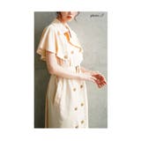 気品感じるクラシカルなケープカラートレンチワンピース レディース ファッション | Sawa a la mode | 詳細画像3