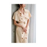 気品感じるクラシカルなケープカラートレンチワンピース レディース ファッション | Sawa a la mode | 詳細画像17