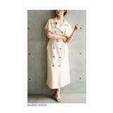 気品感じるクラシカルなケープカラートレンチワンピース レディース ファッション | Sawa a la mode | 詳細画像18