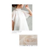 バックリボンのふわりシアーバルーンプルオーバーブラウス レディース ファッション | Sawa a la mode | 詳細画像4