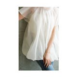 バックリボンのふわりシアーバルーンプルオーバーブラウス レディース ファッション | Sawa a la mode | 詳細画像8
