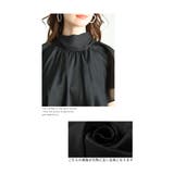 バックリボンのふわりシアーバルーンプルオーバーブラウス レディース ファッション | Sawa a la mode | 詳細画像12