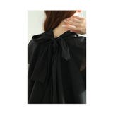 バックリボンのふわりシアーバルーンプルオーバーブラウス レディース ファッション | Sawa a la mode | 詳細画像15
