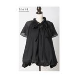 バックリボンのふわりシアーバルーンプルオーバーブラウス レディース ファッション | Sawa a la mode | 詳細画像20