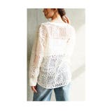 ヘルシーな大人の肌見せ透かしレースシャツブラウス レディース ファッション | Sawa a la mode | 詳細画像7 