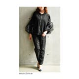 上品を宿すパール付きオーガンジーボリューム袖ジップアップジャケット レディース | Sawa a la mode | 詳細画像6