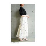 ドラマティックなドットプリントロングティアードスカート レディース ファッション | Sawa a la mode | 詳細画像6