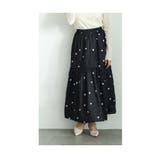 ドラマティックなドットプリントロングティアードスカート レディース ファッション | Sawa a la mode | 詳細画像19