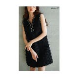 華やかフリンジのステッチデザインポケットワンピース レディース ファッション | Sawa a la mode | 詳細画像3 