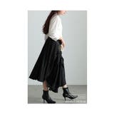 存在感を引き出すアシンメトリー異素材スカート レディース ファッション | Sawa a la mode | 詳細画像2