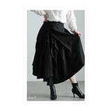 存在感を引き出すアシンメトリー異素材スカート レディース ファッション | Sawa a la mode | 詳細画像3