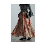 リッチな大人の花柄が舞うフレアスカート レディース ファッション | Sawa a la mode | 詳細画像2
