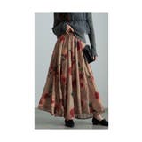リッチな大人の花柄が舞うフレアスカート レディース ファッション | Sawa a la mode | 詳細画像5