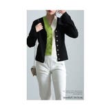 着映え力抜群な重ね着風配色ニットカーディガン レディース ファッション | Sawa a la mode | 詳細画像2 