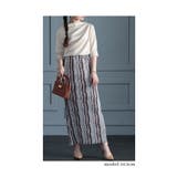 スタイリッシュさ宿るストライプ柄プリーツスカート レディース ファッション | Sawa a la mode | 詳細画像13