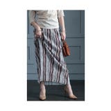 スタイリッシュさ宿るストライプ柄プリーツスカート レディース ファッション | Sawa a la mode | 詳細画像14