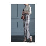スタイリッシュさ宿るストライプ柄プリーツスカート レディース ファッション | Sawa a la mode | 詳細画像17
