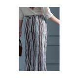 スタイリッシュさ宿るストライプ柄プリーツスカート レディース ファッション | Sawa a la mode | 詳細画像19